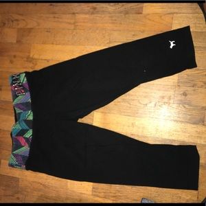Vs pink crop leggings